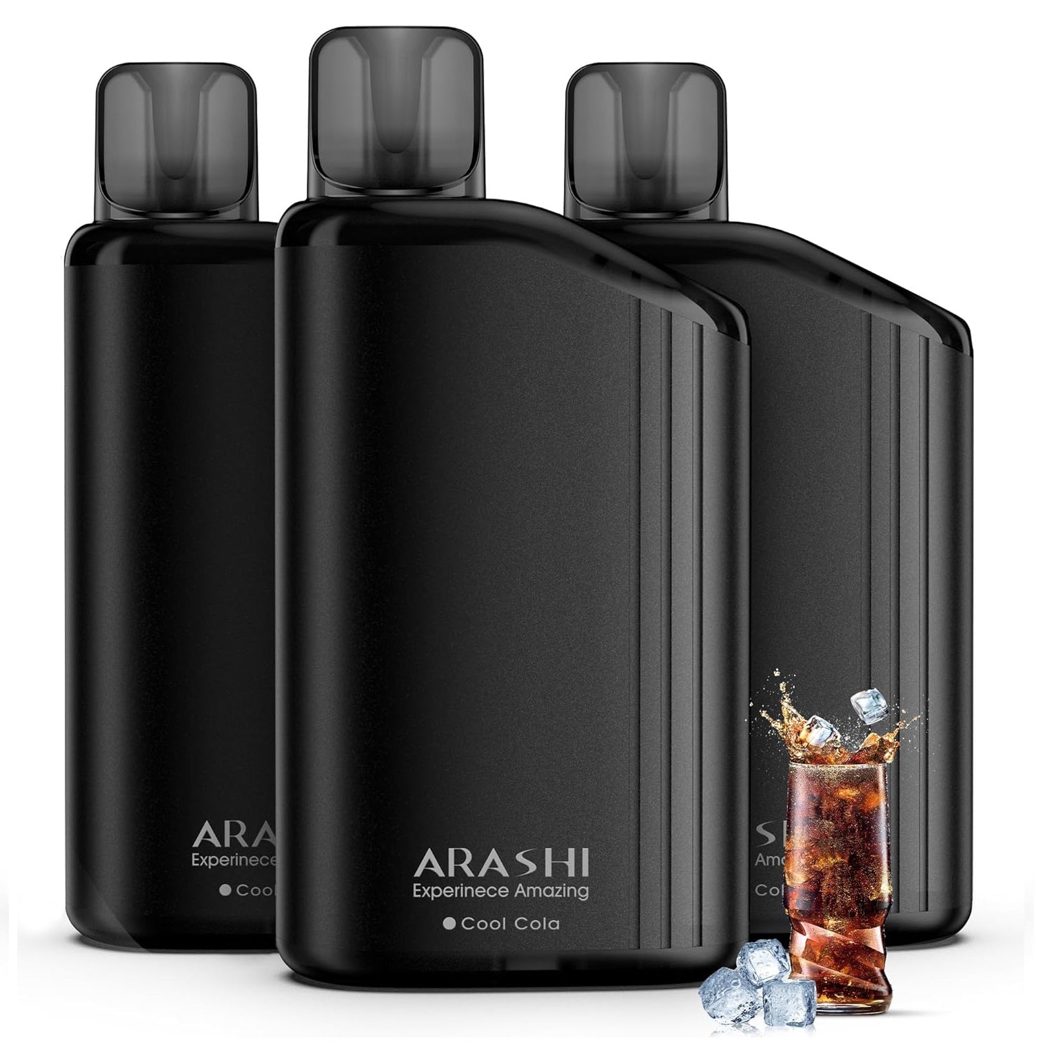 ARASHI V2型 電子タバコ 使い捨て VAPE アイスミント 16000回吸引可能 禁煙パイポ 爆煙 ベイプ タールニコチン無し