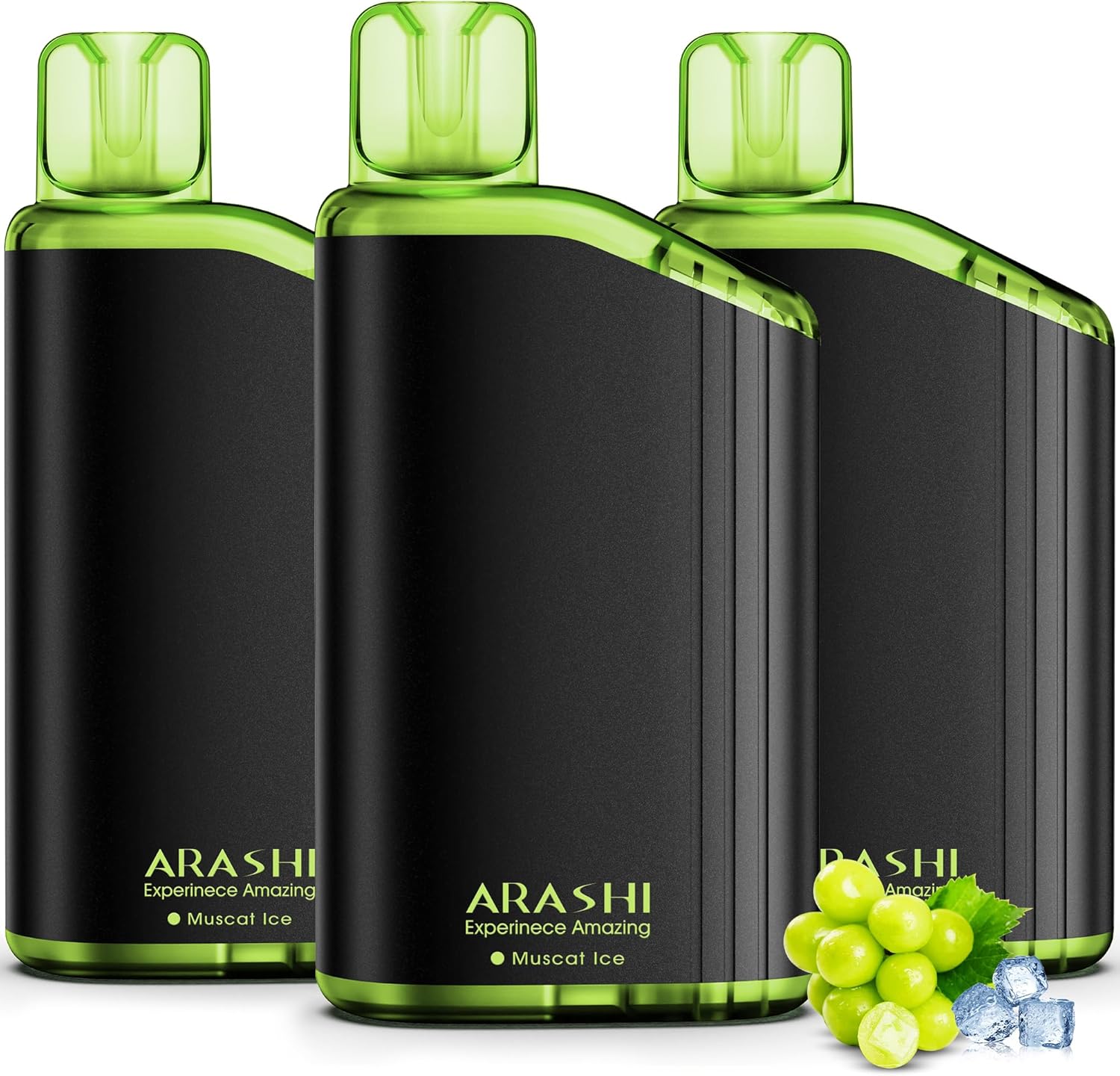 ARASHI V2型 電子タバコ 使い捨て VAPE アイスミント 16000回吸引可能 禁煙パイポ 爆煙 ベイプ タールニコチン無し