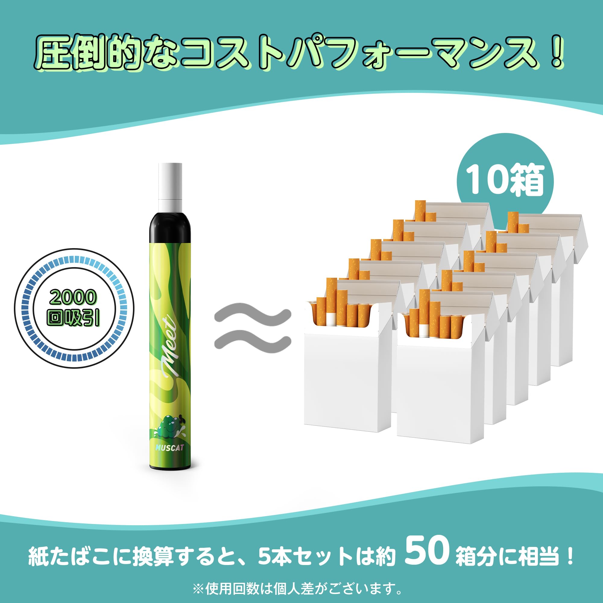 MEET 電子タバコ 使い捨て VAPE 5風味セット 紙フィルター付き 爆煙 O5 ES（MIX-1） – 富潤公式通販丨MECIGA® VAPE