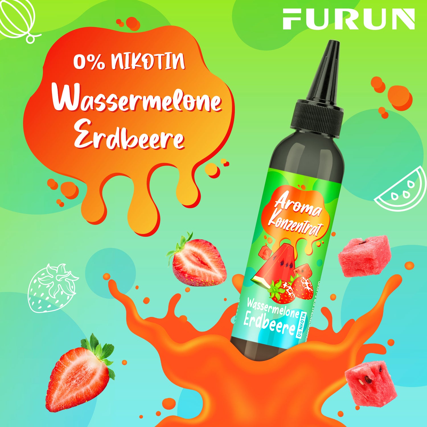 FURUN 20ml Watermelon Strawberry Flavour Aroma