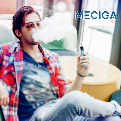 MECIGA Disposable Vape Pen No Nicotine, 4000 Puffs, Mixed Fruity Flavour*5