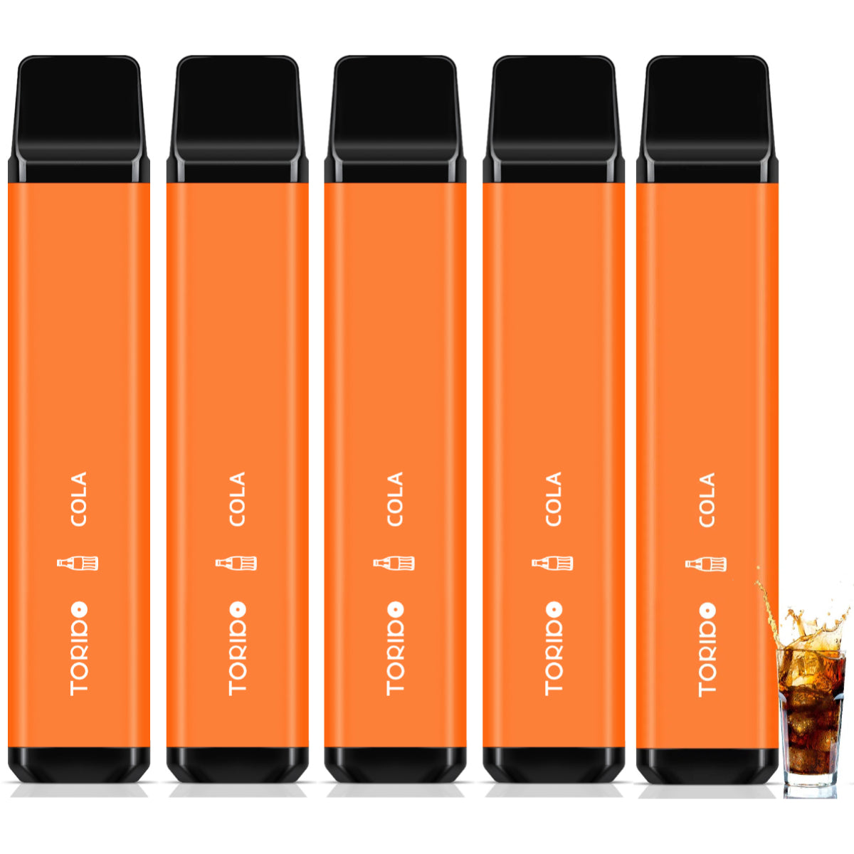 TORIDO 電子タバコ 使い捨て 持ち運び シーシャ 12種風味揃い O2PLUS