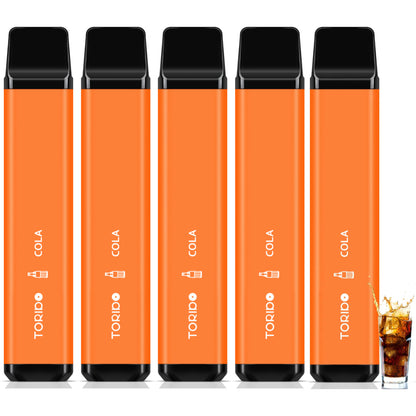 TORIDO 電子タバコ 使い捨て 持ち運び シーシャ 12種風味揃い O2PLUS