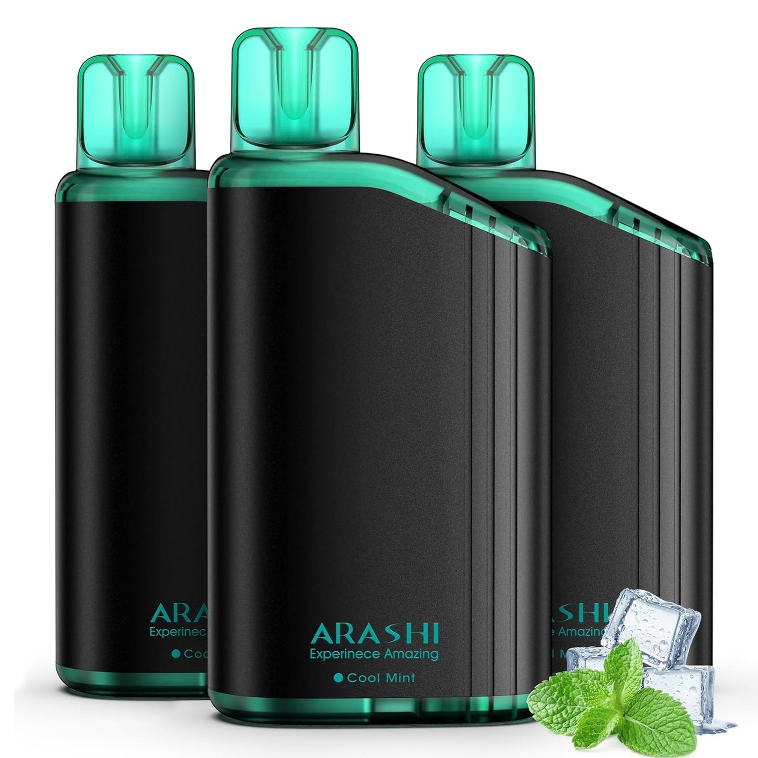 ARASHI V2型 電子タバコ 使い捨て VAPE アイスミント 16000回吸引可能 禁煙パイポ 爆煙 ベイプ タールニコチン無し
