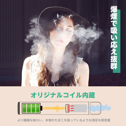 KINOE 電子タバコ 使い捨て 5風味 5本セット MIX 2